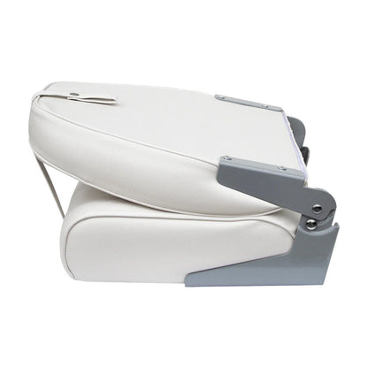 Wise Traditional High-Back Fishing Seat (White)