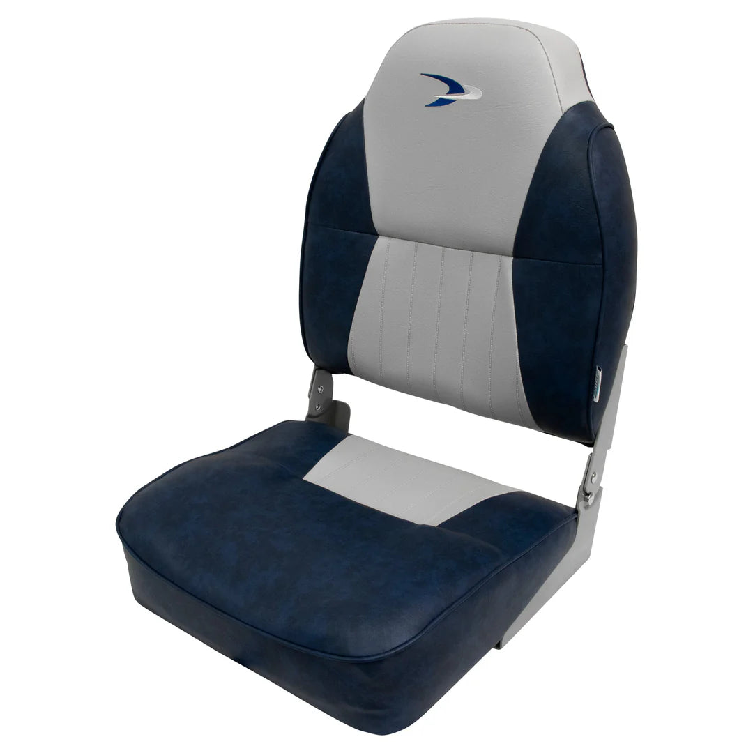 Suncoast Marine and Auto offers Wise Lund Style High-Back Fishing Seat - Grey/Navy [8WD640PLS-660]