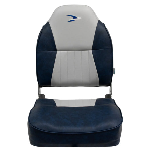 Suncoast Marine and Auto offers Wise Lund Style High-Back Fishing Seat - Grey/Navy [8WD640PLS-660]