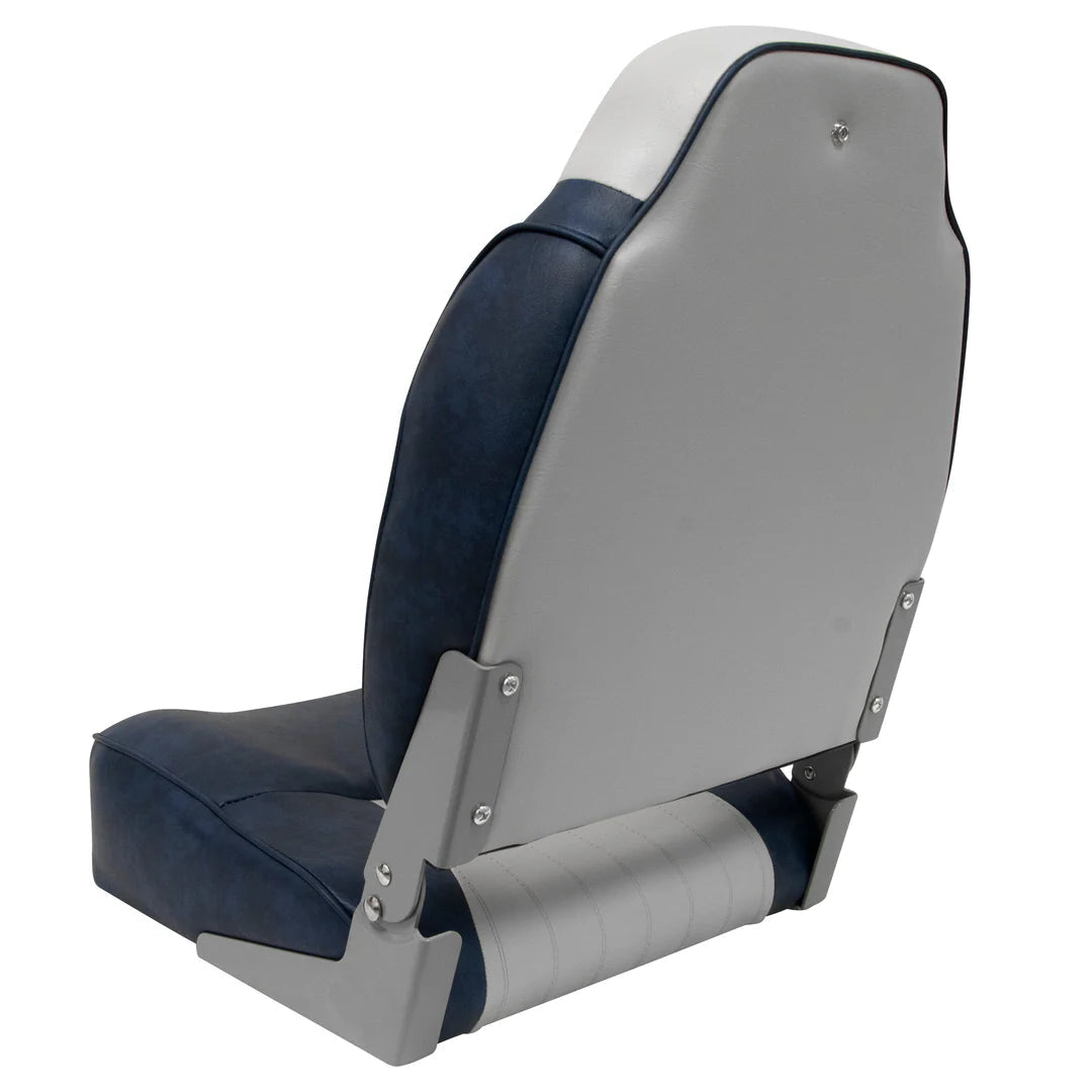Suncoast Marine and Auto offers Wise Lund Style High-Back Fishing Seat - Grey/Navy [8WD640PLS-660]