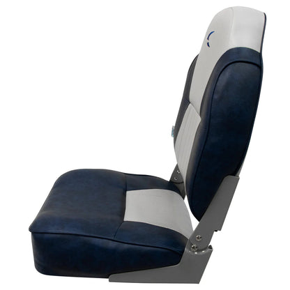 Suncoast Marine and Auto offers Wise Lund Style High-Back Fishing Seat - Grey/Navy [8WD640PLS-660]
