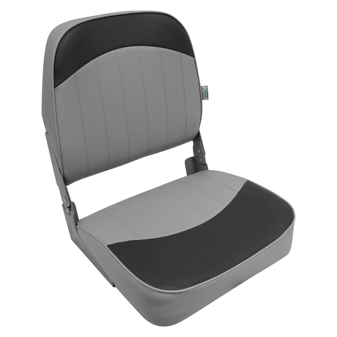 Suncoast Marine and Auto offers Wise Standard Low-Back Fishing Seat - Grey/Charcoal [8WD734PLS664]