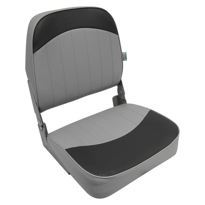 Suncoast Marine and Auto offers Wise Standard Low-Back Fishing Seat - Grey/Charcoal [8WD734PLS664]