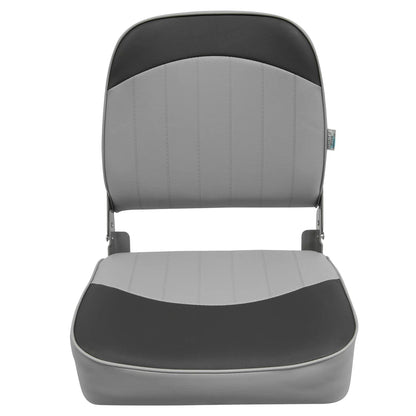 Suncoast Marine and Auto offers Wise Standard Low-Back Fishing Seat - Grey/Charcoal [8WD734PLS664]