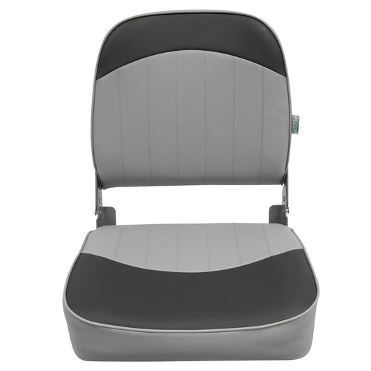 Suncoast Marine and Auto offers Wise Standard Low-Back Fishing Seat - Grey/Charcoal [8WD734PLS664]