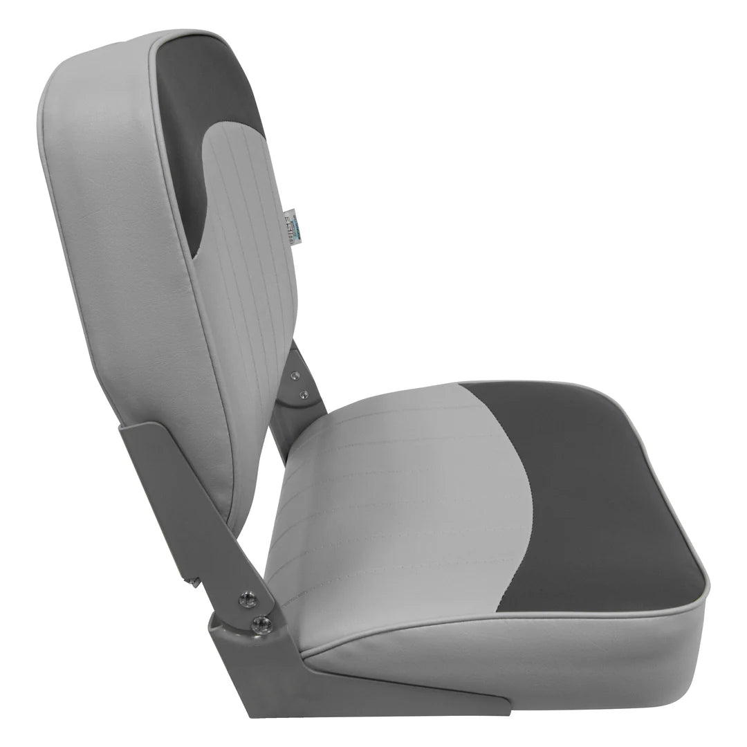 Suncoast Marine and Auto offers Wise Standard Low-Back Fishing Seat - Grey/Charcoal [8WD734PLS-664]