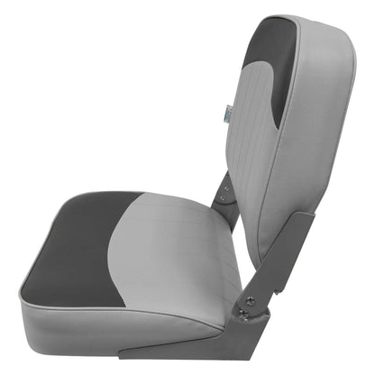 Suncoast Marine and Auto offers Wise Standard Low-Back Fishing Seat - Grey/Charcoal [8WD734PLS-664]