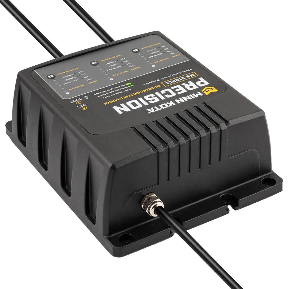 Minn Kota On-Board Precision Charger MK-318 PCL 3 Bank x 6 AMP LI Optimized Charger [1833181] - Suncoast Marine & Auto Supply 