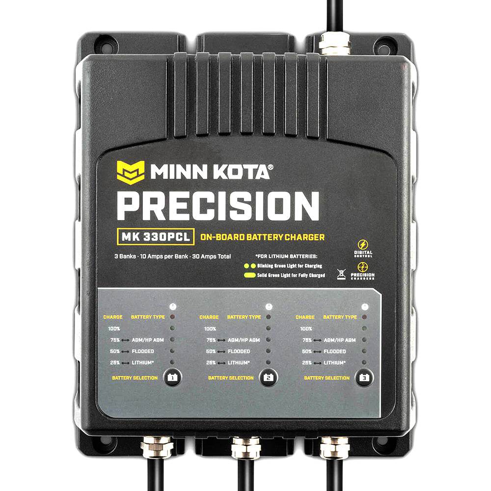 Minn Kota On-Board Precision Charger MK-330 PCL 3 Bank x 10 AMP LI Optimized Charger [1833301] - Suncoast Marine & Auto Supply 