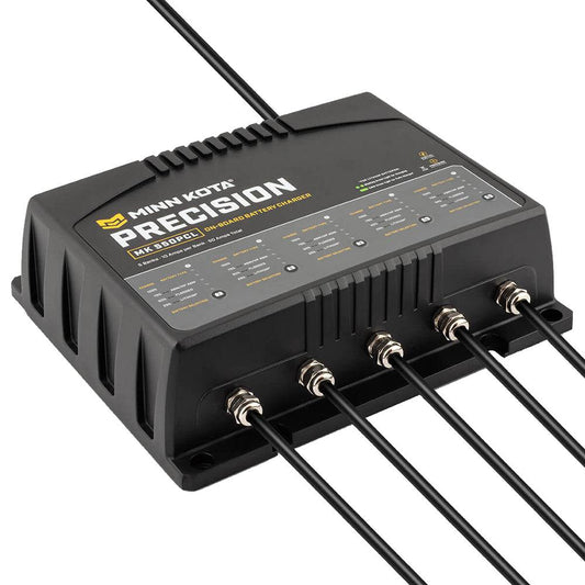 Minn Kota On-Board Precision Charger MK-550 PCL 5 Bank x 10 AMP LI Optimized Charger [1835500] - Suncoast Marine & Auto Supply 