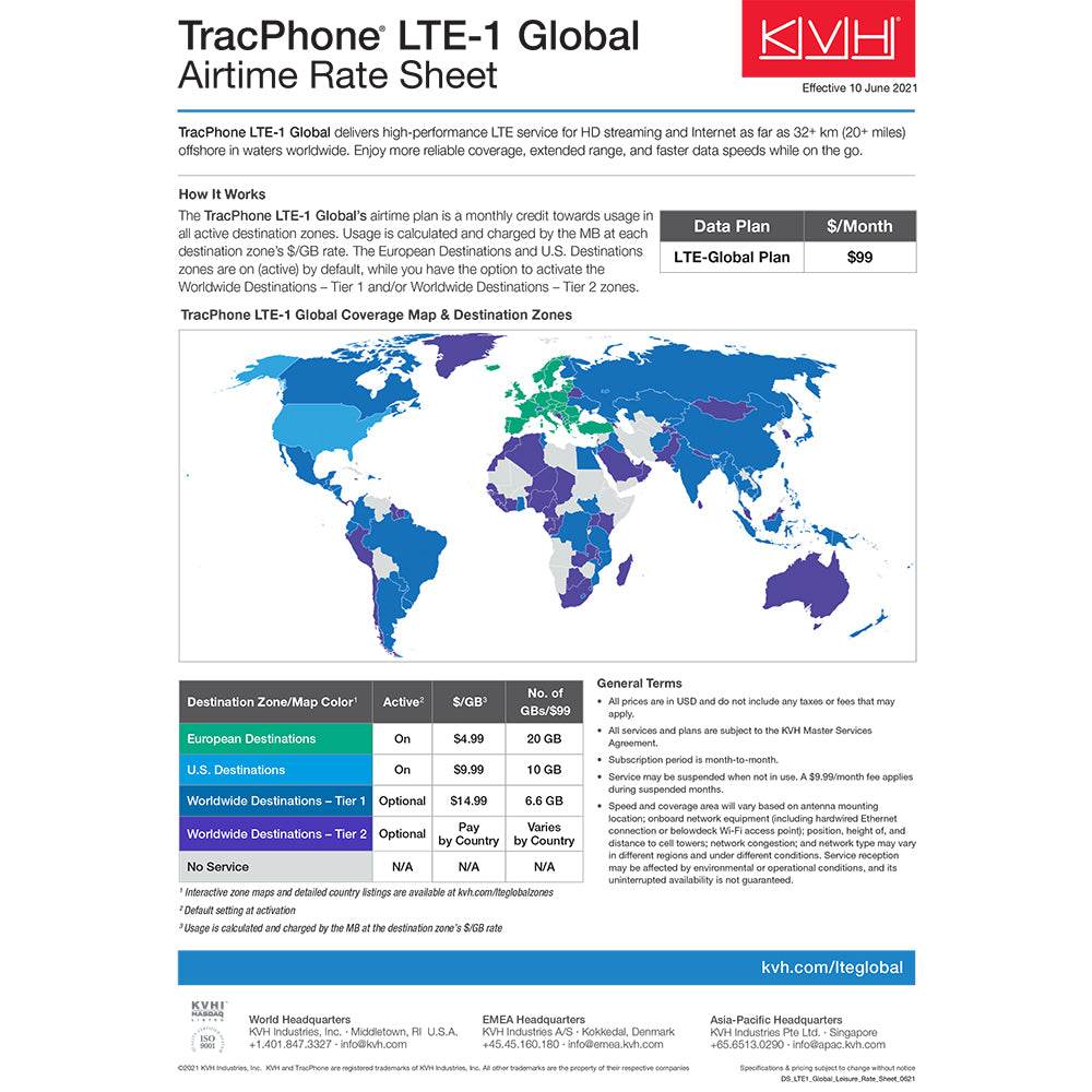 KVH TracPhone LTE-1 Global [01-0419-01] - Suncoast Marine & Auto Supply 
