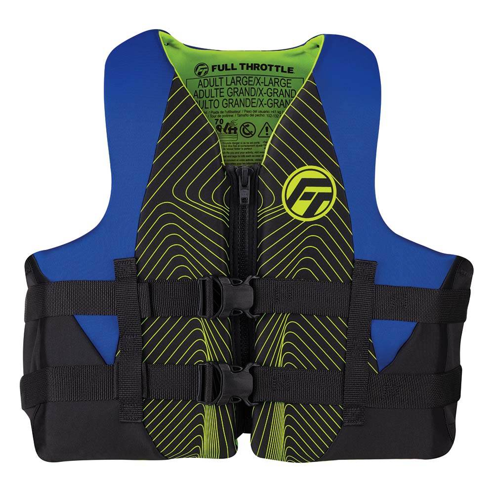Full Throttle Adult Rapid-Dry Life Jacket - L/XL - Blue/Black [142100-500-050-22] - Suncoast Marine & Auto Supply 