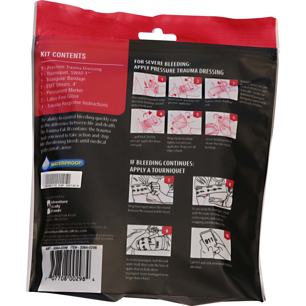 Suncoast Marine and Auto offers Adventure Medical Trauma Pak 3 [2064-0298]