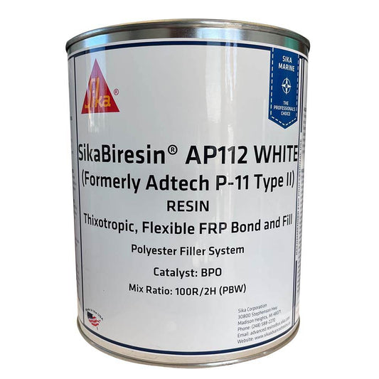 Sika SikaBiresin AP112 White Gallon BPO Hardener Required [606128] - Suncoast Marine & Auto Supply 