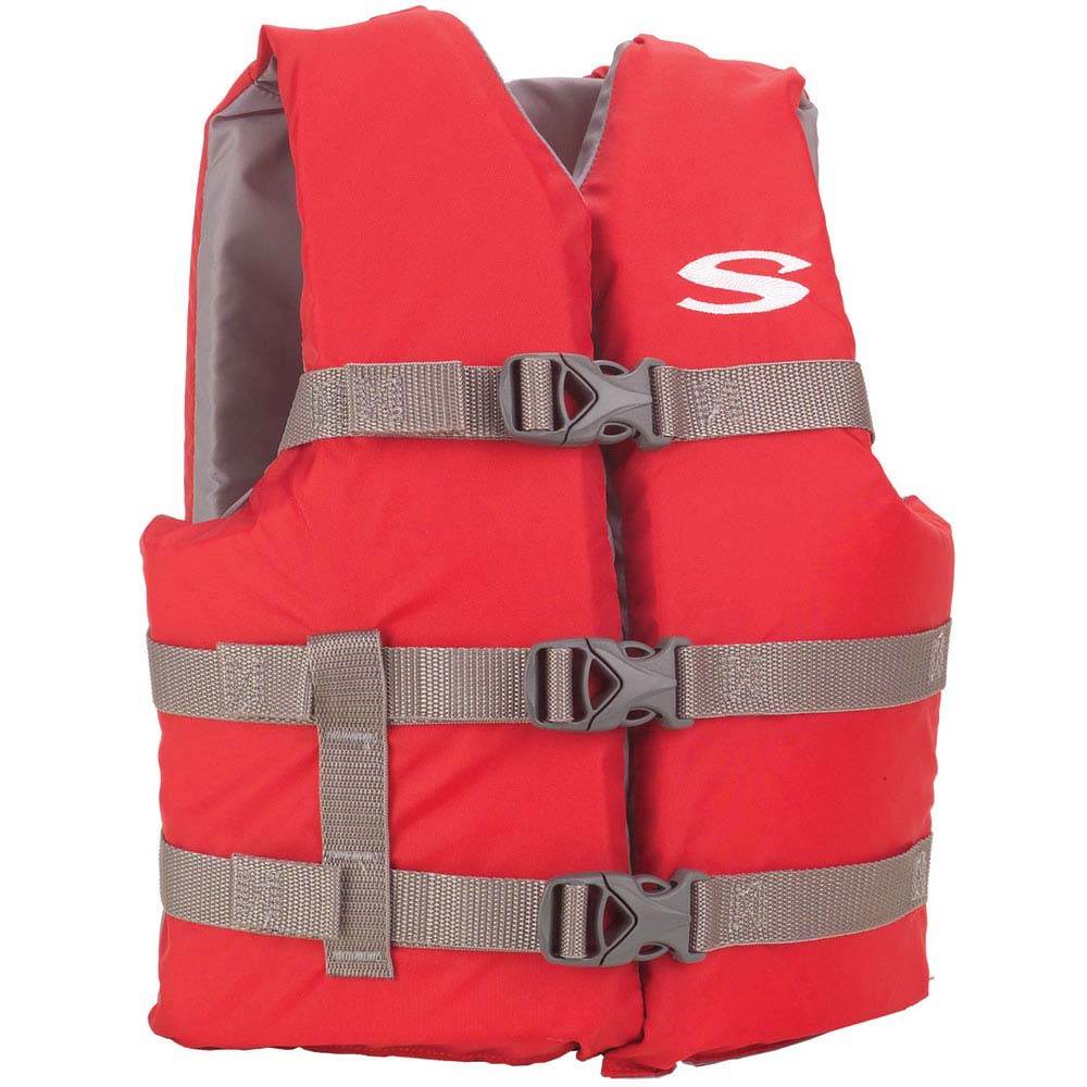 Stearns Youth Classic Vest Life Jacket - 50-90lbs - Red/Grey [2159436] - Suncoast Marine & Auto Supply 
