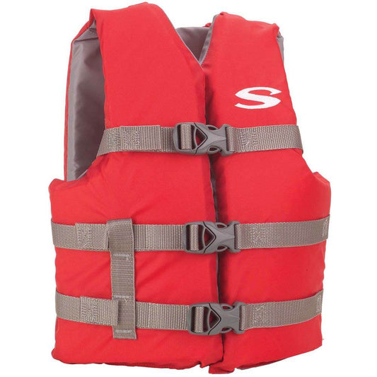 Stearns Youth Classic Vest Life Jacket - 50-90lbs - Red/Grey [2159436] - Suncoast Marine & Auto Supply 