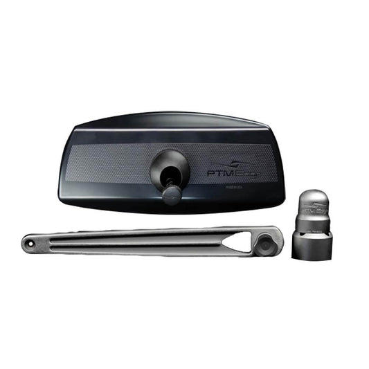 PTM Watersports UCX-17 PRO Pontoon Mirror/Bracket Kit - Titanium Grey [P13157-170TEBGR] - Suncoast Marine & Auto Supply 