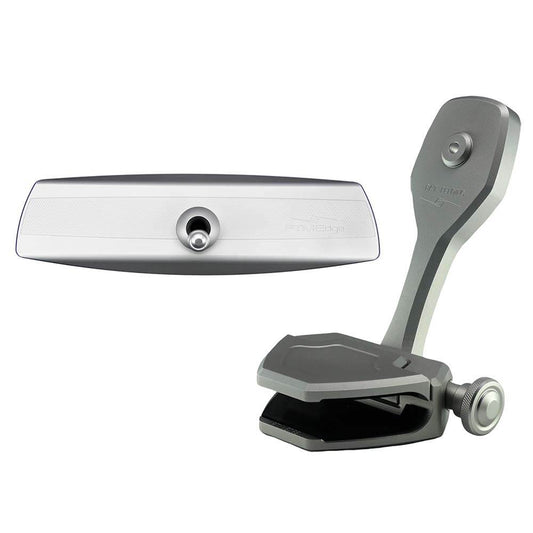 PTM Watersports Mirror/Bracket Kit w/VR-140 Elite Mirror ZXR-360 (Silver) [P12848-1360TEBCL] - Suncoast Marine & Auto Supply 
