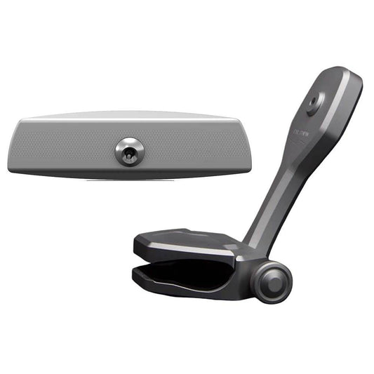 PTM Watersports Mirror/Bracket Kit w/VR-140 Elite Mirror ZXR-361 (Titanium Grey) [P12848-1361TEBGR] - Suncoast Marine & Auto Supply 
