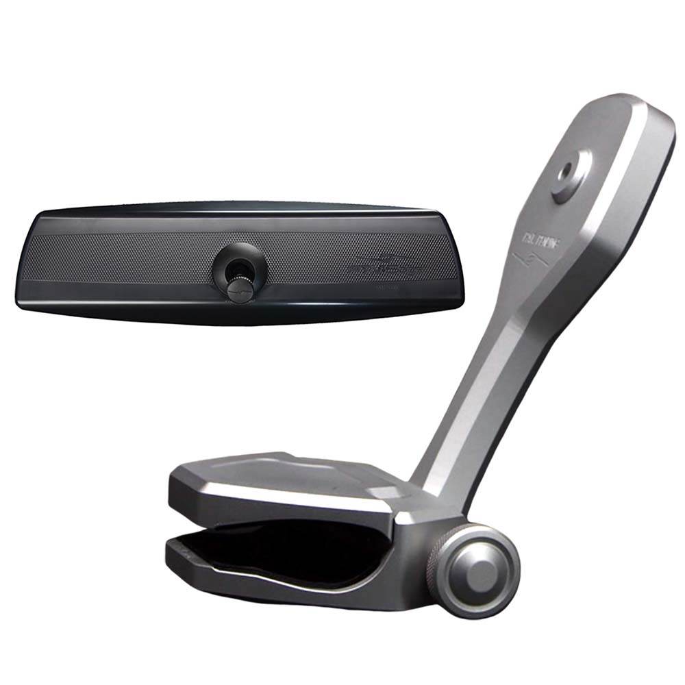 Suncoast Marine and Auto offers PTM Watersports Mirror/Bracket Kit w/VR-140 PRO Mirror ZXR-320 (Silver) [P12848-2320TEBCL]