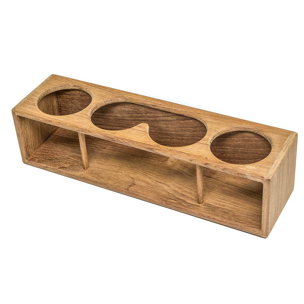 Suncoast Marine and Auto offers Whitecap Four Drink/Binocular Rack - Teak [62632]