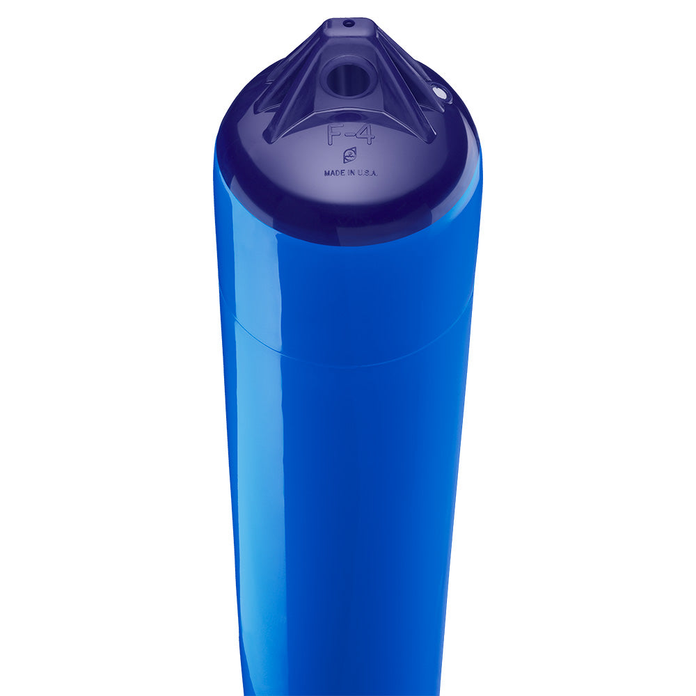 Suncoast Marine and Auto offers Polyform F-4 Twin Eye Fender 8.5" x 40.5" - Blue [F-4 BLUE]