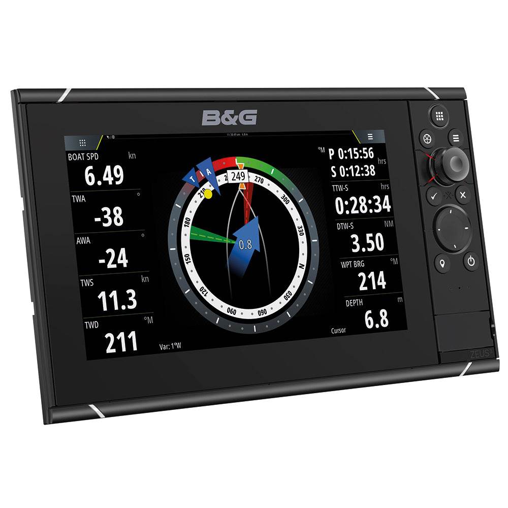 Suncoast Marine Supply offers B&G Zeus S 12" Multi-Function Sailing Display Combo with C-MAP Charts