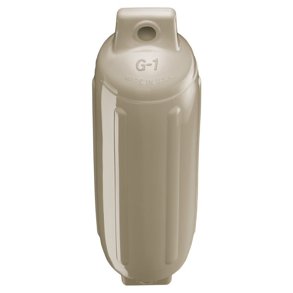 Suncoast Marine and Auto offers Polyform G-1 Twin Eye Fender 3.5" x 12.8" - Sand [G-1 SANDWO]