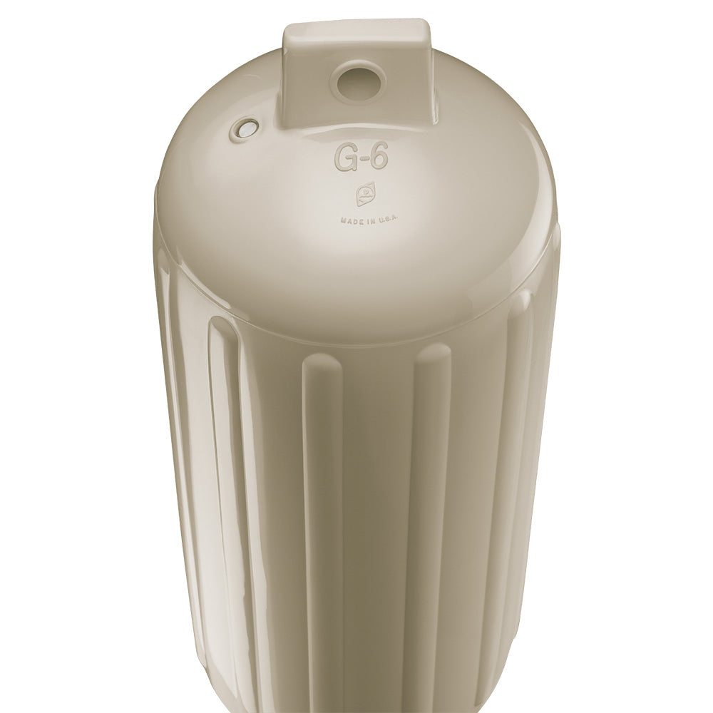 Suncoast Marine and Auto offers Polyform G-6 Twin Eye Fender 11" x 30" - Sand [G-6 SANDWO]