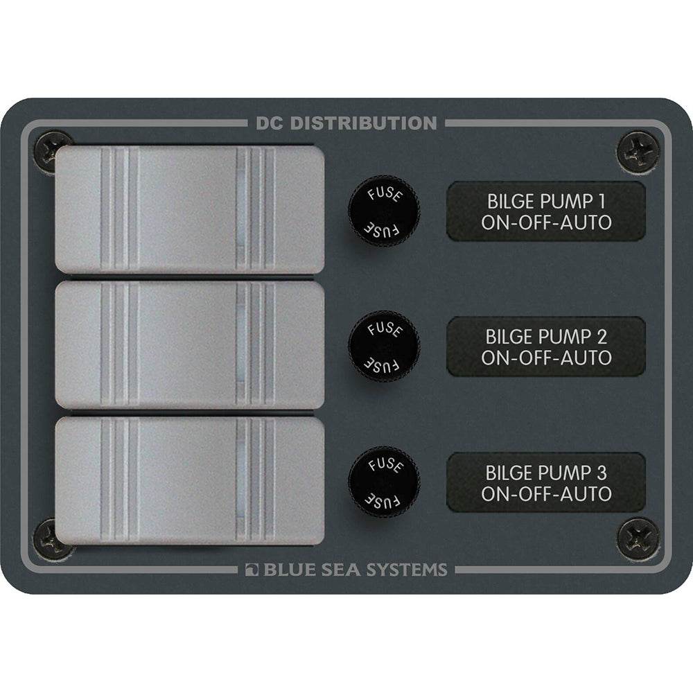 Blue Sea 8665 Contura 3 Bilge Pump Control Panel [8665] - Suncoast Marine & Auto Supply 