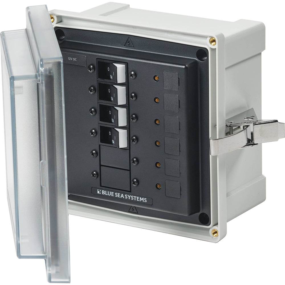 Blue Sea 3134 - SMS Panel Enclosure w/4 Branch (12/24V) - 12/24V DC [3134] - Suncoast Marine & Auto Supply 