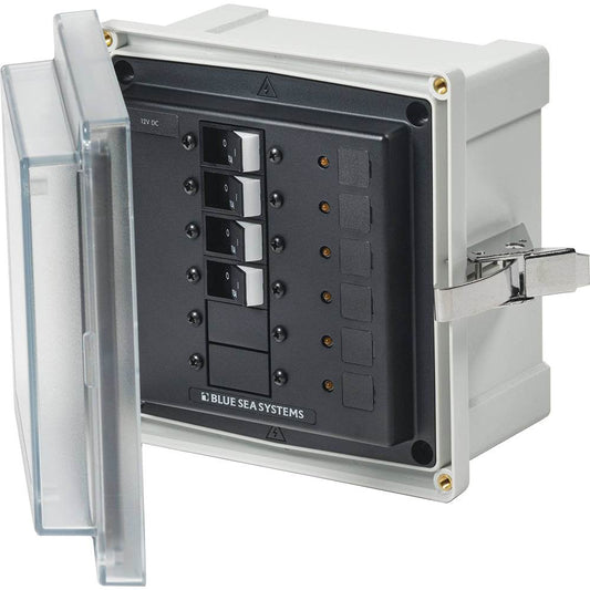 Blue Sea 3134 - SMS Panel Enclosure w/4 Branch (12/24V) - 12/24V DC [3134] - Suncoast Marine & Auto Supply 