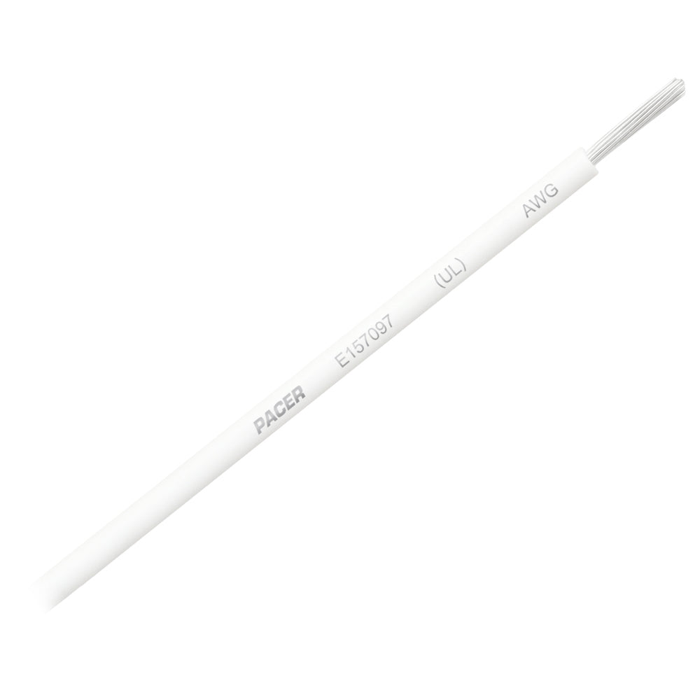 Suncoast Marine and Auto offers Pacer White 10 AWG Primary Wire - 25 [WUL10WH-25]