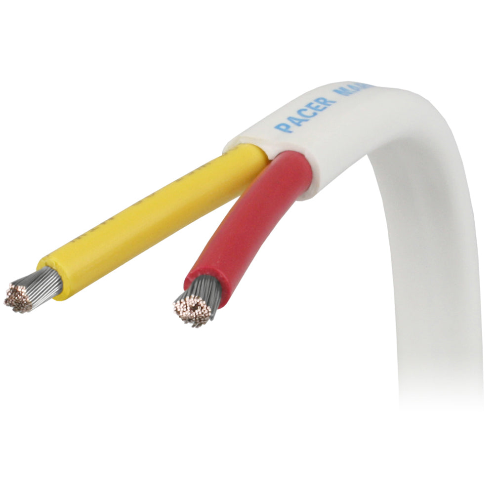 Suncoast Marine and Auto offers Pacer 14/2 AWG Safety Duplex Cable - Flat Cable - Red/Yellow - 500' [W14/2RYW-500]