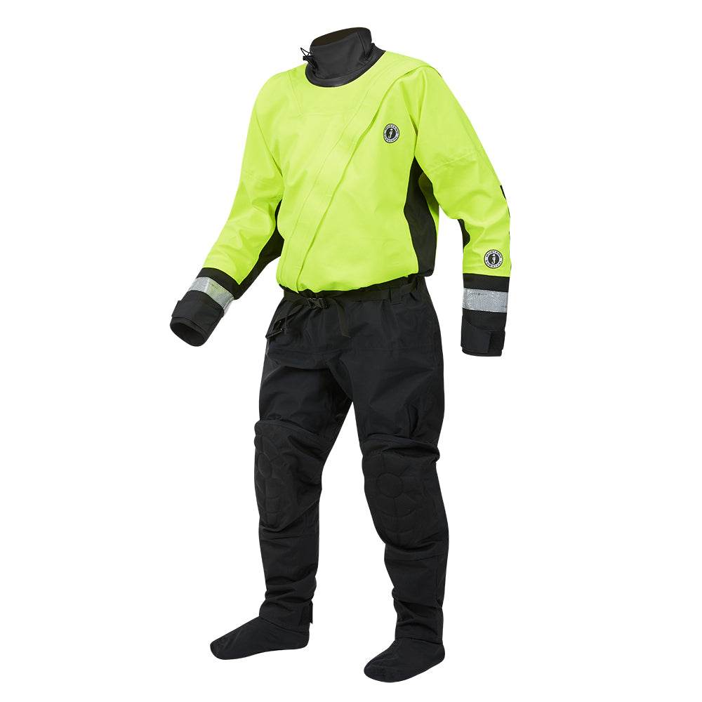 Suncoast Marine and Auto offers Mustang MSD576 Water Rescue Dry Suit - Fluorescent Yellow Green-Black - Large [MSD57602-251-L-101]