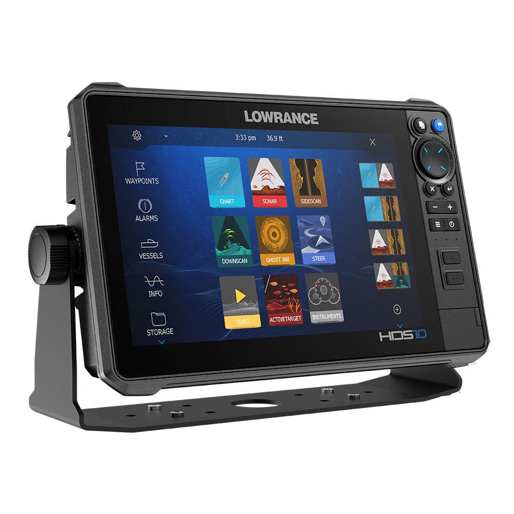 Suncoast Marine Supply offers Lowrance 10" HDS PRO 10 Fishfinder & Chartplotter with Transducer