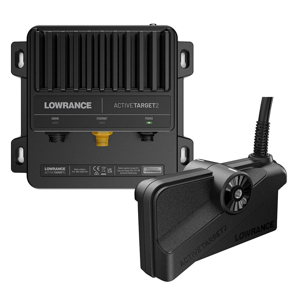 Suncoast Marine Supply offers Lowrance ActiveTarget 2 Complete Live Sonar Kit with Module, Transducer & Mounts