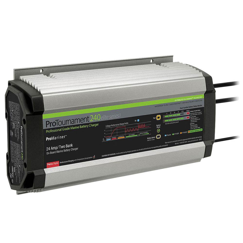ProMariner ProTournament 240 Elite Series3 2-Bank On-Board Marine Battery Charger [53242] - Suncoast Marine & Auto Supply 