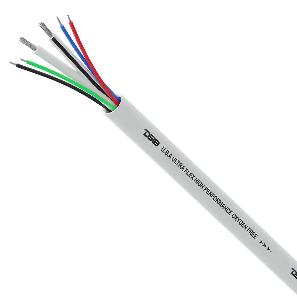 Suncoast Marine and Auto offers DS18 Marine Tinned OFC 18GA RGB Wire w/16GA Speaker Wire - 100 Spool [MOFC16/18GA-100SWRGB]
