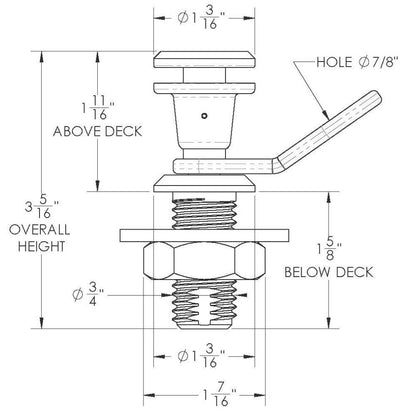 TACO Quick Release Fender Lock Kit [F16-0200-1] - Suncoast Marine & Auto Supply 