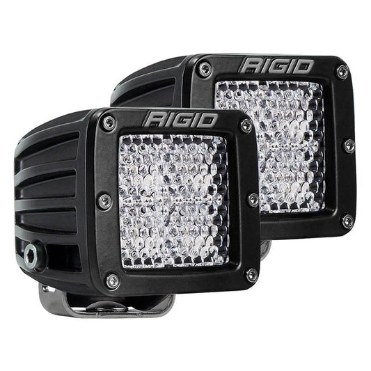 Suncoast Marine and Auto offers RIGID Industries D-Series PRO Flood Diffused Surface Mount Black Light - Pair [202513]
