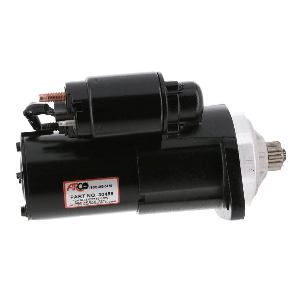 ARCO Marine Top Mount Inboard Starter w/Gear Reduction & Counter Clockwise Rotation [30459] - Suncoast Marine & Auto Supply 