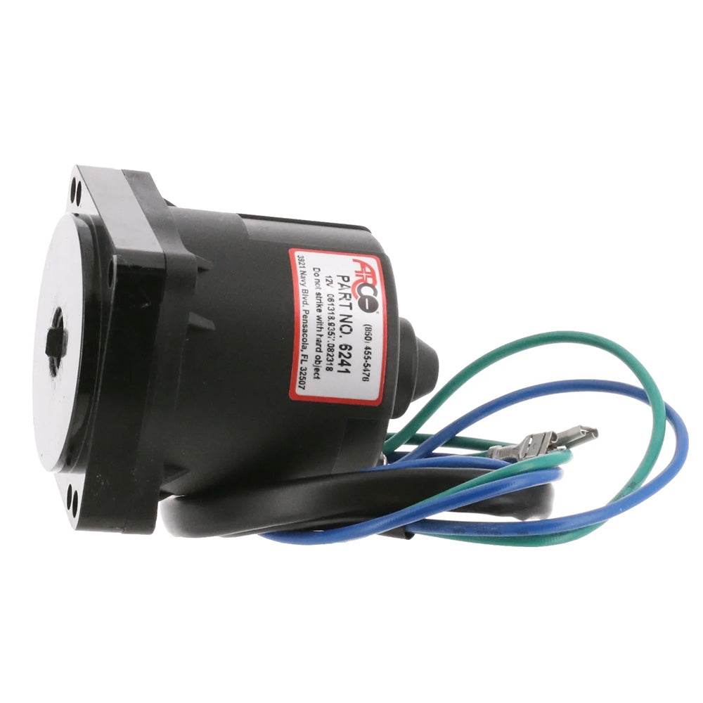 ARCO Marine Replacement Johnson/Evinrude Tilt Trim Motor - 2-Wire, 4 Bolt, Flat Blade Shaft [6241] - Suncoast Marine & Auto Supply 