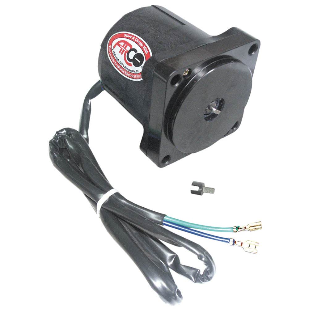 ARCO Marine Replacement Johnson/Evinrude Tilt Trim Motor - 2-Wire, 4 Bolt, Flat Blade Shaft [6241] - Suncoast Marine & Auto Supply 