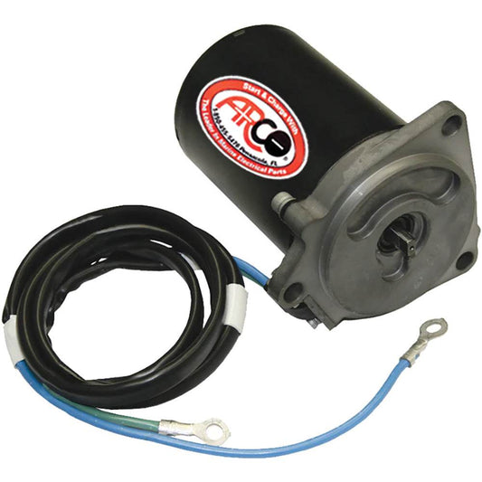 ARCO Marine Replacement Outboard Tilt Trim Motor - Yamaha, 2-Wire, 3 Bolt, Flat Blade Shaft [6263] - Suncoast Marine & Auto Supply 