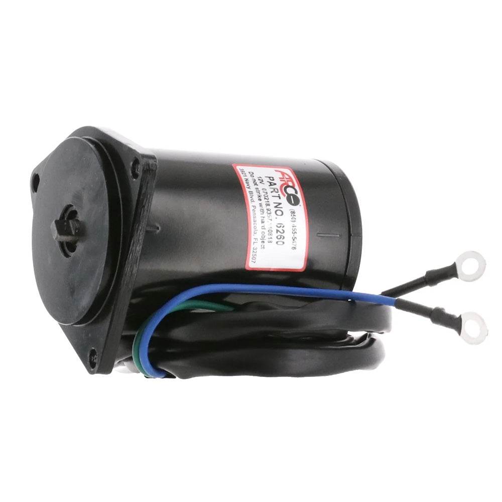 ARCO Marine Replacement Outboard Tilt Trim Motor - Yamaha, 2-Wire, 3 Bolt, Flat Blade [6260] - Suncoast Marine & Auto Supply 