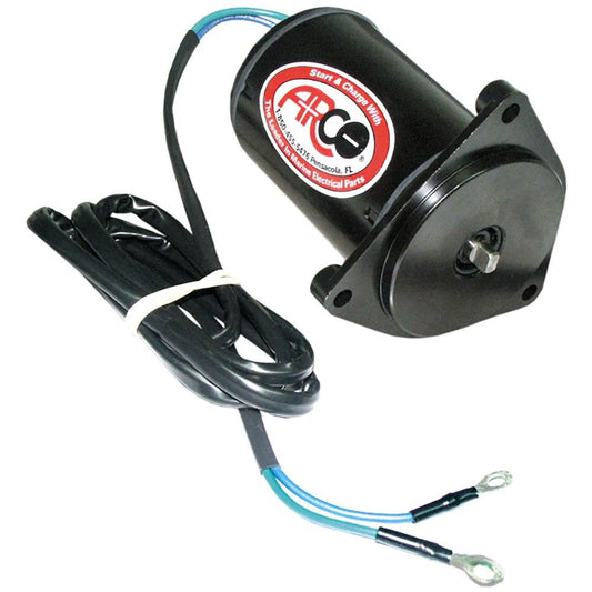 ARCO Marine Replacement Outboard Tilt Trim Motor - Yamaha, 2-Wire, 3 Bolt, Flat Blade [6260] - Suncoast Marine & Auto Supply 