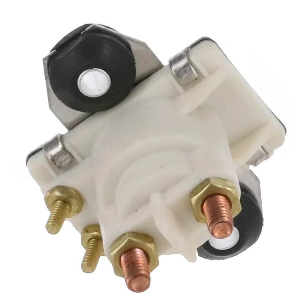 ARCO Marine Outboard Solenoid w/Flat Isolated Base White Housing [SW097] - Suncoast Marine & Auto Supply 