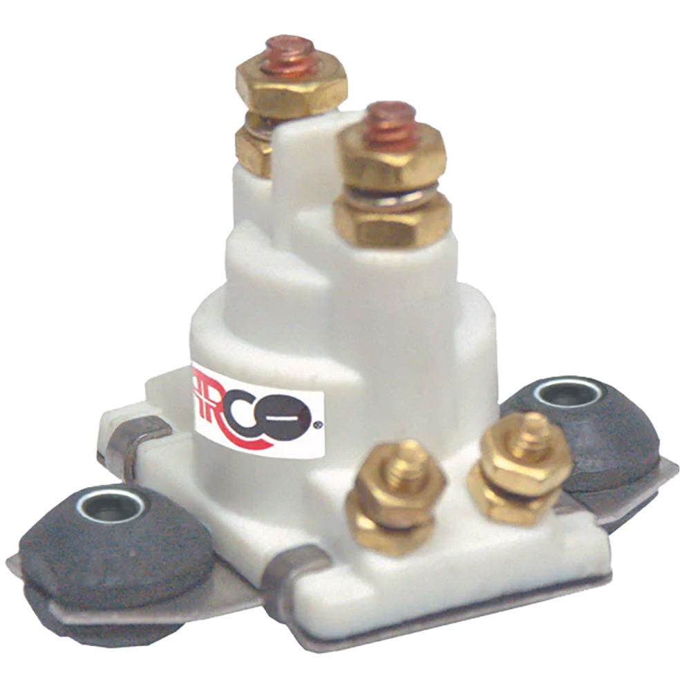ARCO Marine Outboard Solenoid w/Flat Isolated Base White Housing [SW097] - Suncoast Marine & Auto Supply 