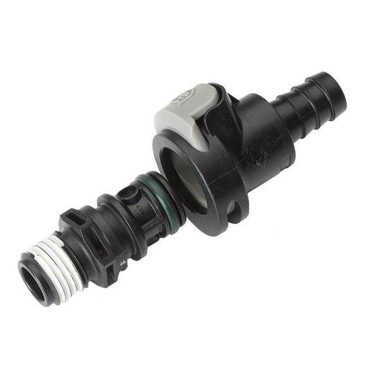 Attwood Universal Sprayless Connector - Male Female [8838US6] - Suncoast Marine & Auto Supply 